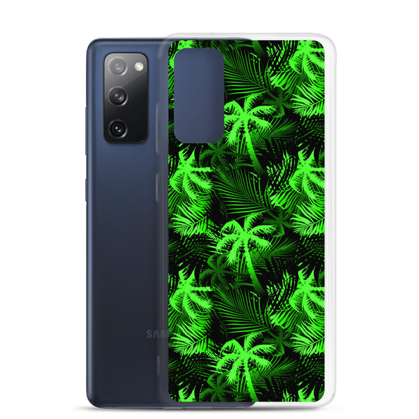 Palm Tree - Lime Green - Samsung Galaxy Case S10 S20 S21 S22 E FE Plus and Ultra