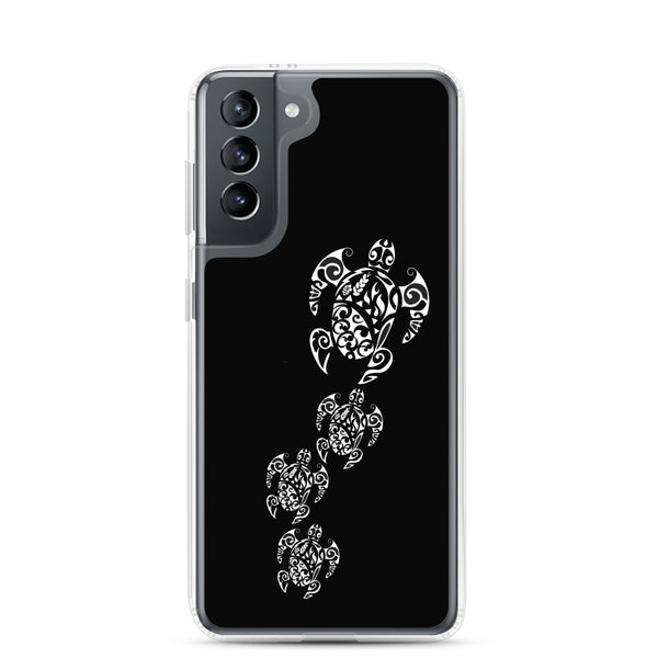 Honu Family Polynesian Tattoo - Samsung Galaxy Case S10 S20 S21 S22 E FE Plus and Ultra
