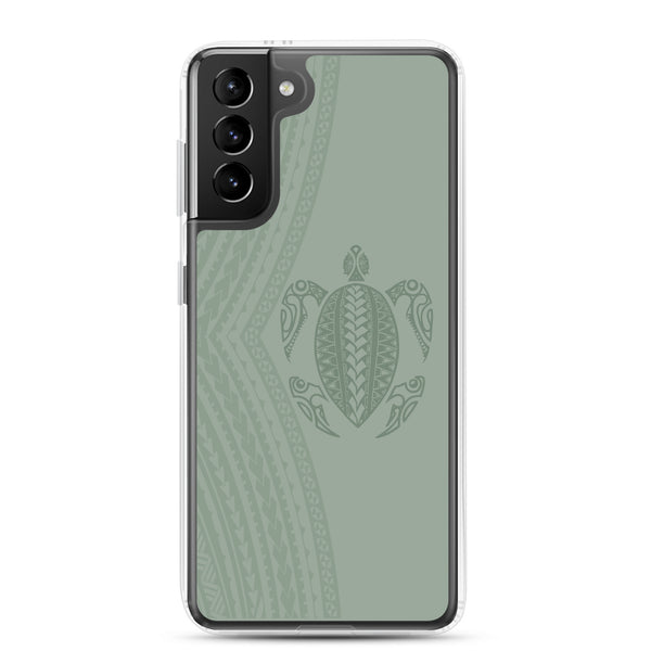 Honu (Hawaiian Sea Turtle) Samoan Tattoo - Samsung Galaxy Case S10 S20 S21 S22 E FE Plus and Ultra
