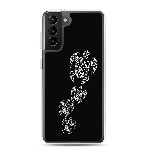 Honu Family Polynesian Tattoo - Samsung Galaxy Case S10 S20 S21 S22 E FE Plus and Ultra