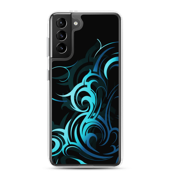 Abstract Wave Pattern Samsung Galaxy Case S10 S20 S21 S22 E FE Plus and Ultra