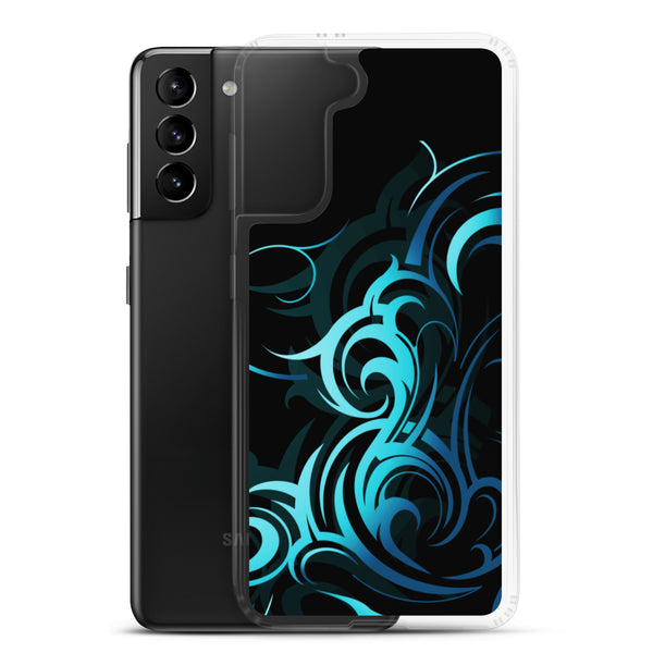 Abstract Wave Pattern Samsung Galaxy Case S10 S20 S21 S22 E FE Plus and Ultra