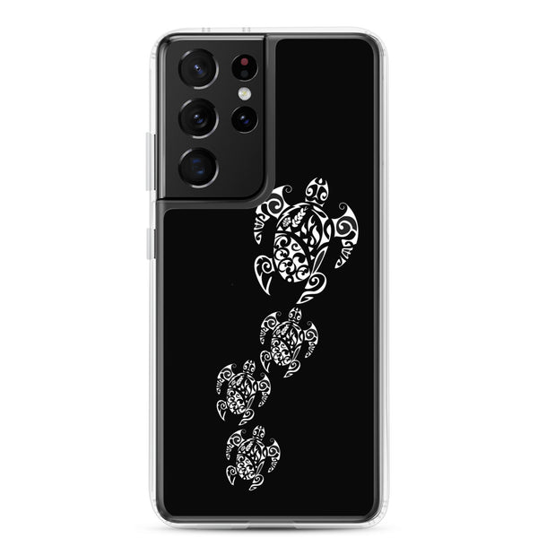 Honu Family Polynesian Tattoo - Samsung Galaxy Case S10 S20 S21 S22 E FE Plus and Ultra