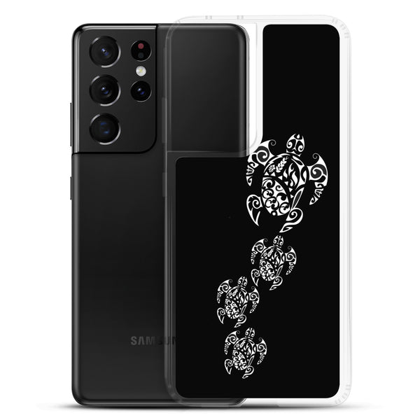 Honu Family Polynesian Tattoo - Samsung Galaxy Case S10 S20 S21 S22 E FE Plus and Ultra