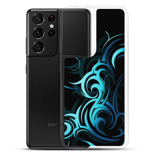 Abstract Wave Pattern Samsung Galaxy Case S10 S20 S21 S22 E FE Plus and Ultra