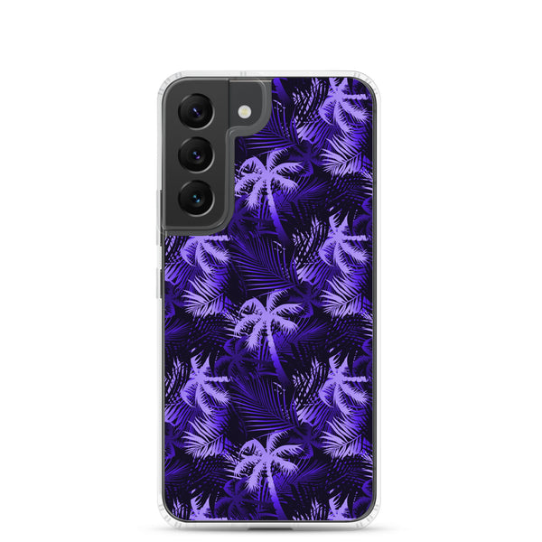 Palm Tree - Purple - Samsung Galaxy Case S10 S20 S21 S22 E FE Plus and Ultra