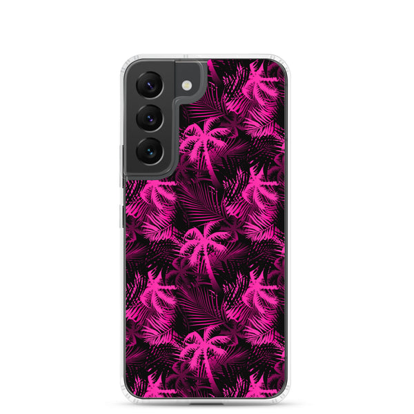 Palm Tree - Hot Pink - Samsung Galaxy Case S10 S20 S21 S22 E FE Plus and Ultra
