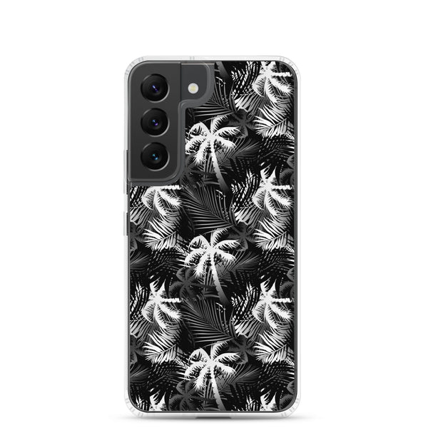 Palm Tree - White- Samsung Galaxy Case S10 S20 S21 S22 E FE Plus and Ultra