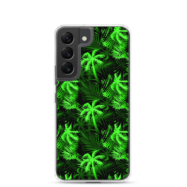 Palm Tree - Lime Green - Samsung Galaxy Case S10 S20 S21 S22 E FE Plus and Ultra