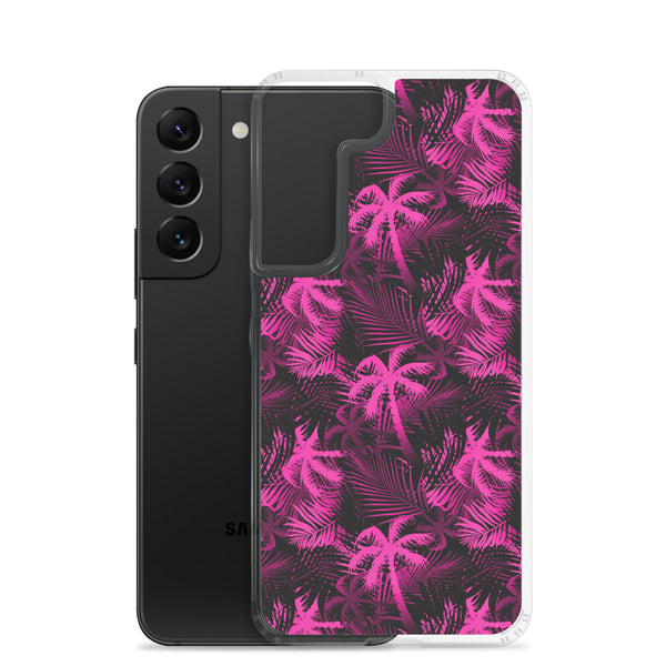 Palm Tree - Hot Pink - Samsung Galaxy Case S10 S20 S21 S22 E FE Plus and Ultra