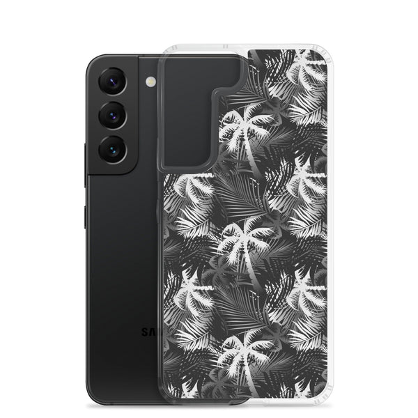 Palm Tree - White- Samsung Galaxy Case S10 S20 S21 S22 E FE Plus and Ultra
