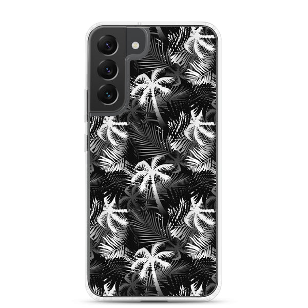Palm Tree - White- Samsung Galaxy Case S10 S20 S21 S22 E FE Plus and Ultra