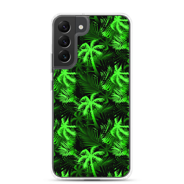 Palm Tree - Lime Green - Samsung Galaxy Case S10 S20 S21 S22 E FE Plus and Ultra