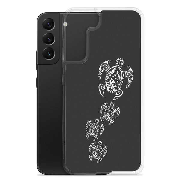 Honu Family Polynesian Tattoo - Samsung Galaxy Case S10 S20 S21 S22 E FE Plus and Ultra