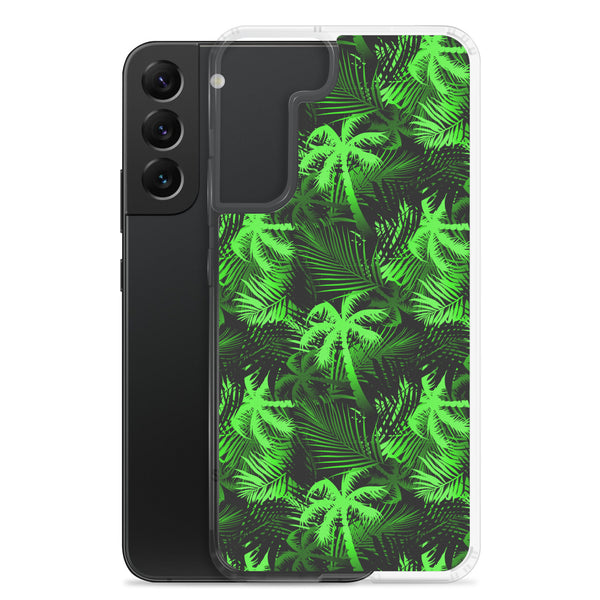 Palm Tree - Lime Green - Samsung Galaxy Case S10 S20 S21 S22 E FE Plus and Ultra