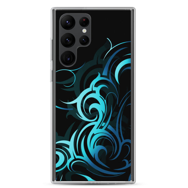 Abstract Wave Pattern Samsung Galaxy Case S10 S20 S21 S22 E FE Plus and Ultra