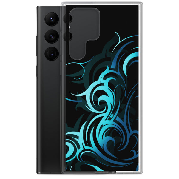 Abstract Wave Pattern Samsung Galaxy Case S10 S20 S21 S22 E FE Plus and Ultra