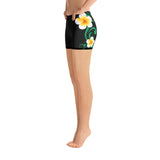 floral cross fit shorts