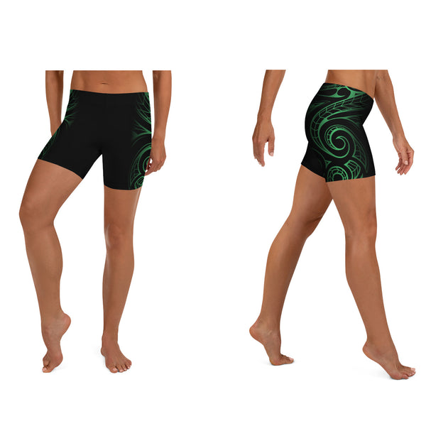 Polynesian tattoo cross fit shorts