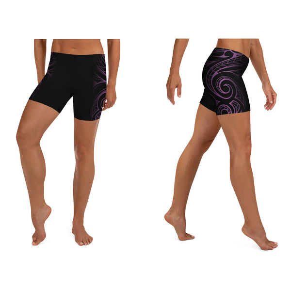 Hawaiian tattoo cross fit shorts