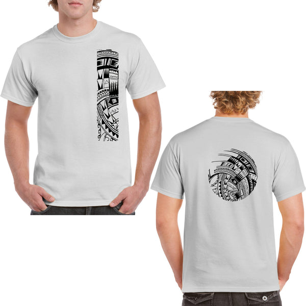 Polynesian tattoo mens t shirt