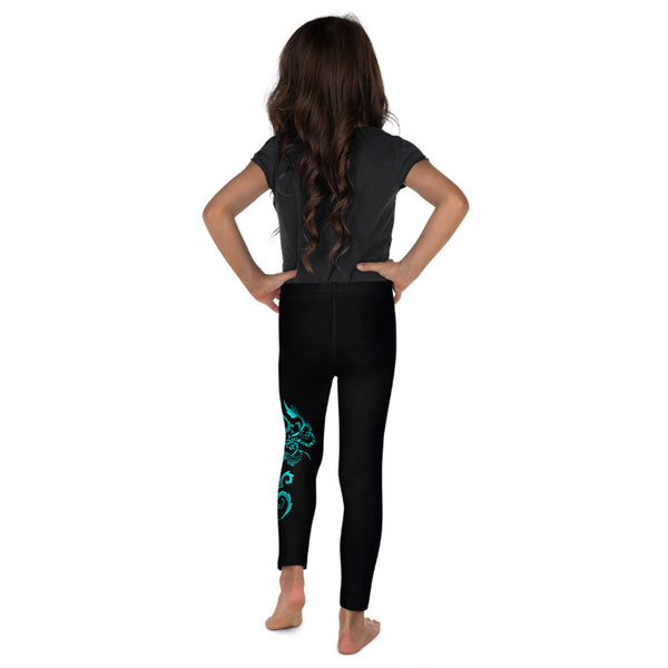 kids Hawaiian Hibiscus leggings