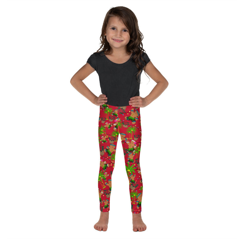Christmas in Hawaii (Design 2) Toddler & Youth Leggings