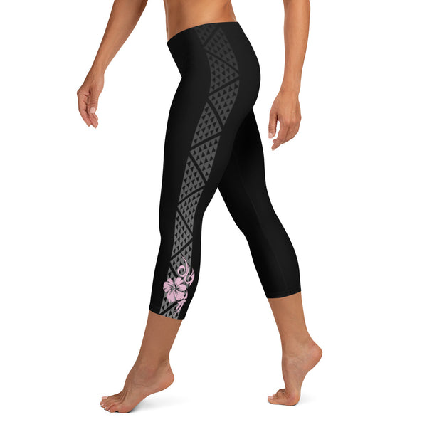 polynesian capri leggings