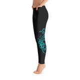 Hibiscus tattoo Hawaiian Legging