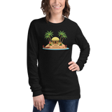 Christmas in Hawaii - Happy Huladays / Mele Kalikimaka Women's Long Sleeve Tee