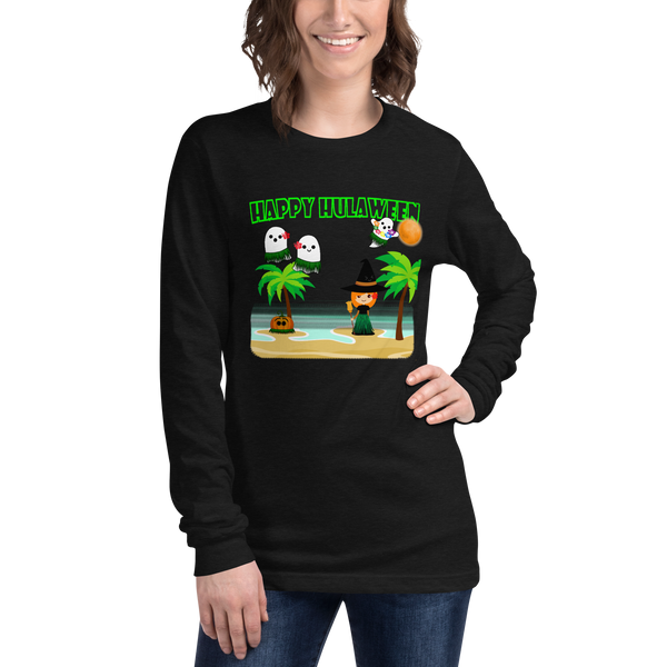 Halloween - Happy Hulaween Women's Long Sleeve T-Shirt