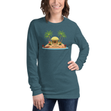 Christmas in Hawaii - Happy Huladays / Mele Kalikimaka Women's Long Sleeve Tee
