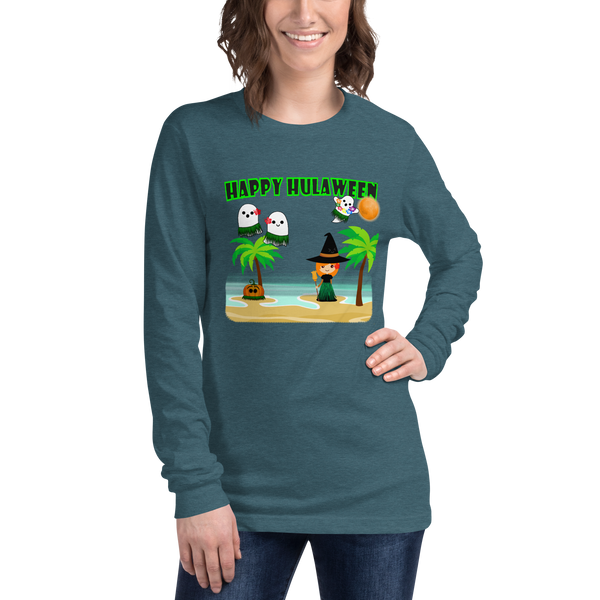 Halloween - Happy Hulaween Women's Long Sleeve T-Shirt