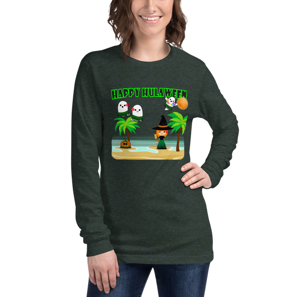 Halloween - Happy Hulaween Women's Long Sleeve T-Shirt
