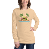 Christmas in Hawaii - Happy Huladays / Mele Kalikimaka Women's Long Sleeve Tee