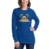 Christmas in Hawaii - Happy Huladays / Mele Kalikimaka Women's Long Sleeve Tee