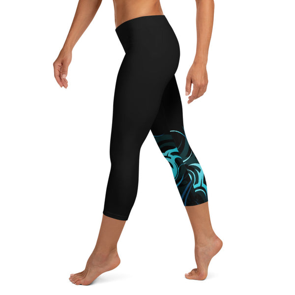 Polynesian crop leggings
