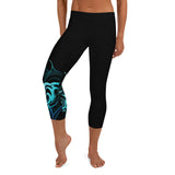 Wave Pattern Hawaiian capri