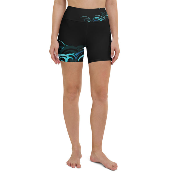 Polynesian high waist crossfit shorts