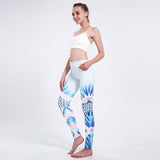 white feather leggings