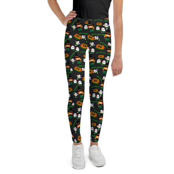 Kids Ghost Pumpkin Leggings