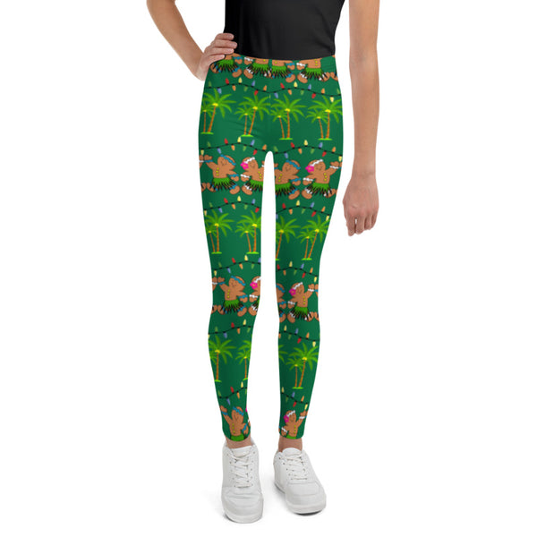 Kids Christmas Palm Tree Leggings