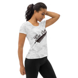 Kia Ora Māori Fern Women's Athletic T-shirt