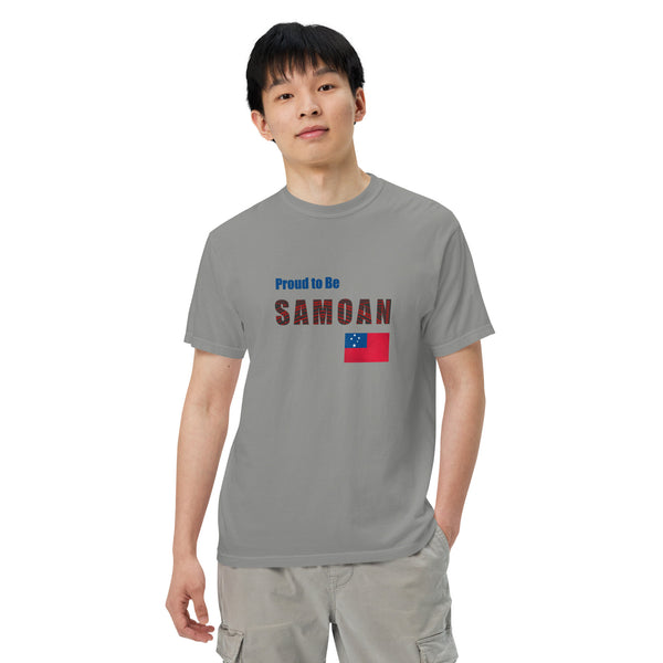 Proud to Be Samoan Unisex garment-dyed heavyweight t-shirt