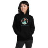 There's Always Time for Hula Unisex Hoodie - Female Hula Dancer in Watercolors