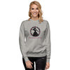 There's Always Time for Hula Unisex Premium Sweatshirt Hula Girl Silouette Style