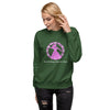 There's Always Time for Hula Unisex Premium Sweatshirt Hula Girl Silouette Style