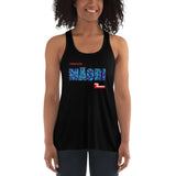 Proud to Be Māori Women's Flowy Racerback Tank