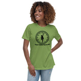 There's Always Time for Hula Women's Relaxed T-Shirt with Male Kahiko Dancer