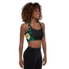 plumeria sports bra